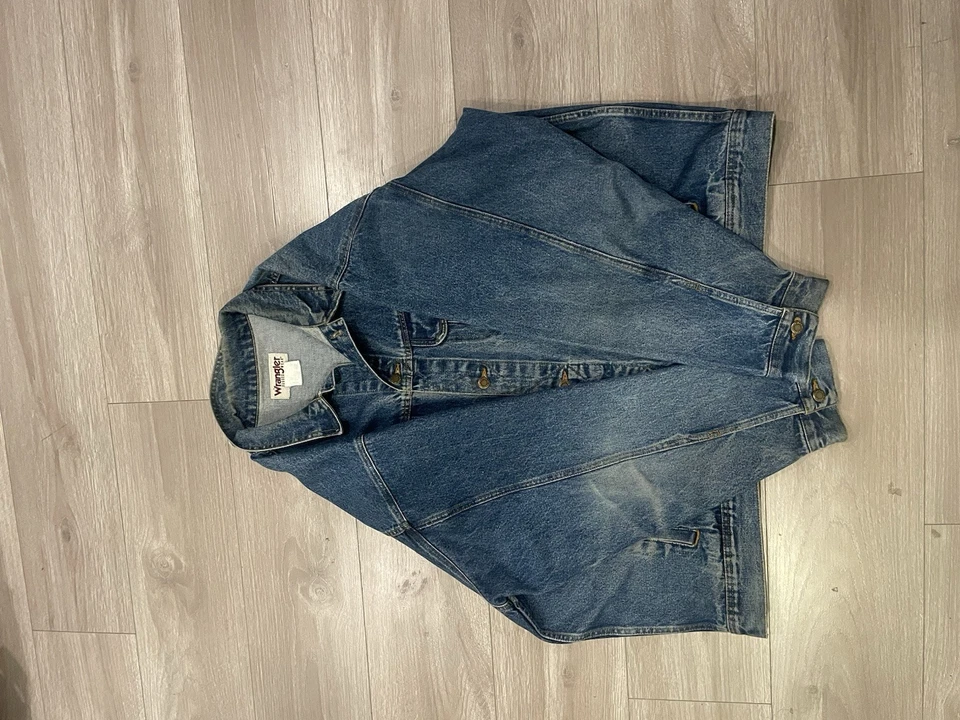 Vintage Wrangler Rugged Wear RJK30AN Mens Size XXL Blue Denim Trucker Jacket Y2K - Image 4 of 4