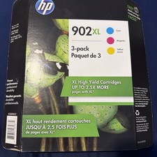 New Genuine HP 902XL Color Ink Cartridges Box OfficeJet Pro 6954 6968
