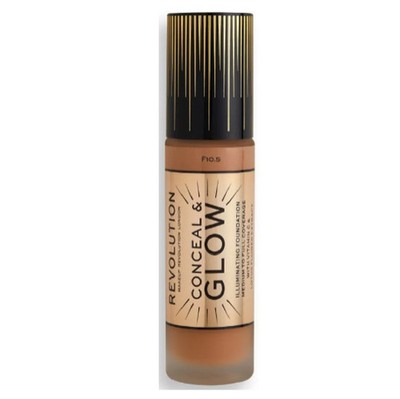 Makeup Revolution Beauty Conceal & Glow Illuminating Foundation, F10.5