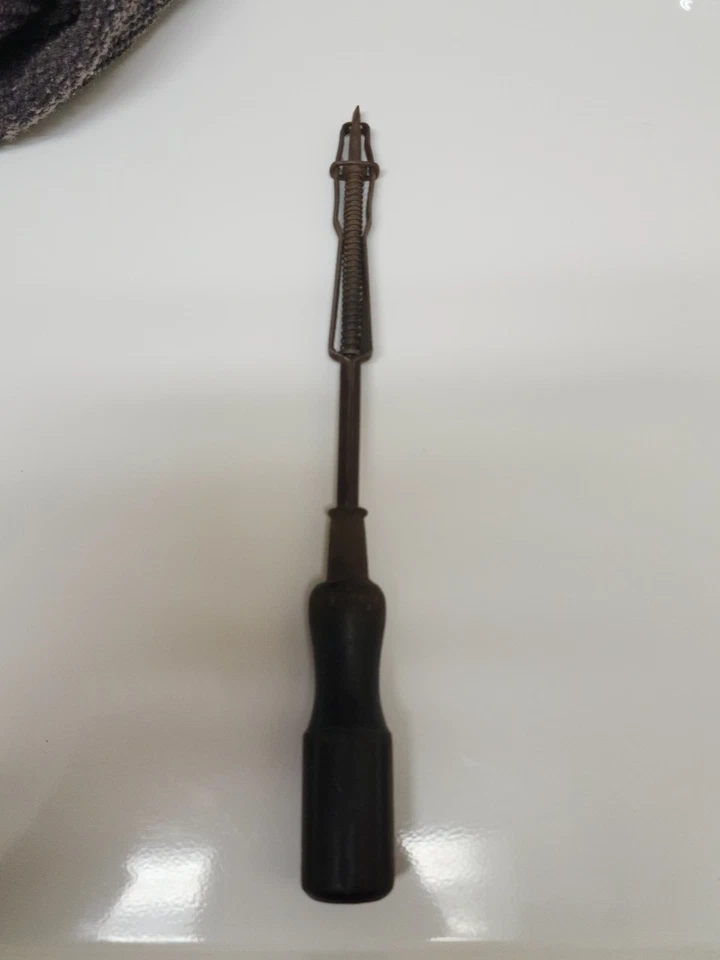 Vintage Wood Handle Screwdrivers Lot 8pc – Stanley Yankee Style – Mid Century... - Image 4 of 4