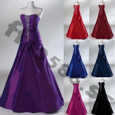 Satin Vintage Wedding Dresses Strapless Beaded Full length Corset Bridal Gowns