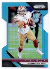 2018 Panini Prizm #30 Kyle Juszczyk Prizm Light Blue /199 49ers
