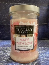 Tuscany Candle Limited Edition - Made With Love, 18oz