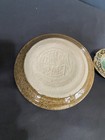 Turtle On L og Crackle Glazed Pottery Trinket Dish w/2 smaller trinket dishes — photo 4