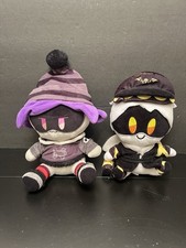Murder Drones N and Uzi Plush Set Of 2 Glitch Inspired Stuffed Toy Dolls 9”