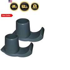 Gray Walker Ski Glides, Universal Fit, Easy to Use Rubber Walker Glides, Univ...