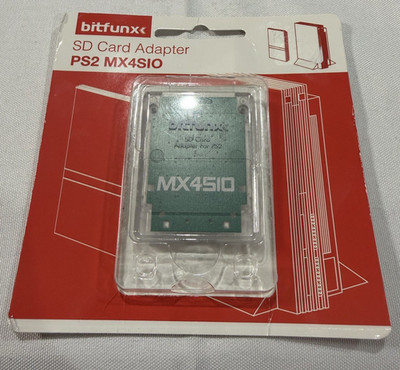 bitfunx MX4SIO SD Card Adapter for Sony PlayStation 2 Console, Memory Card Slot