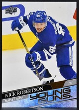 2020-21 Upper Deck Series 1 Young Guns Nick Robertson 237 Toronto Maple Leafs RC