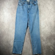 Abercrombie  Fitch The 90s Straight Jeans Womens 31X12 XL Denim Ultra High Rise