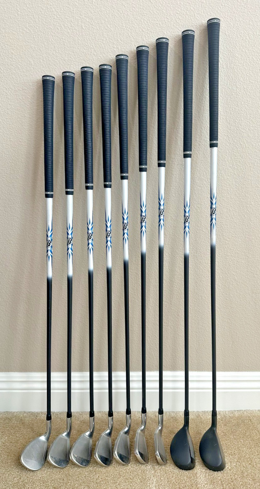 Women's Callaway XR Iron/Hybrid Set Bassara Shafts 9 pcs 6-P
