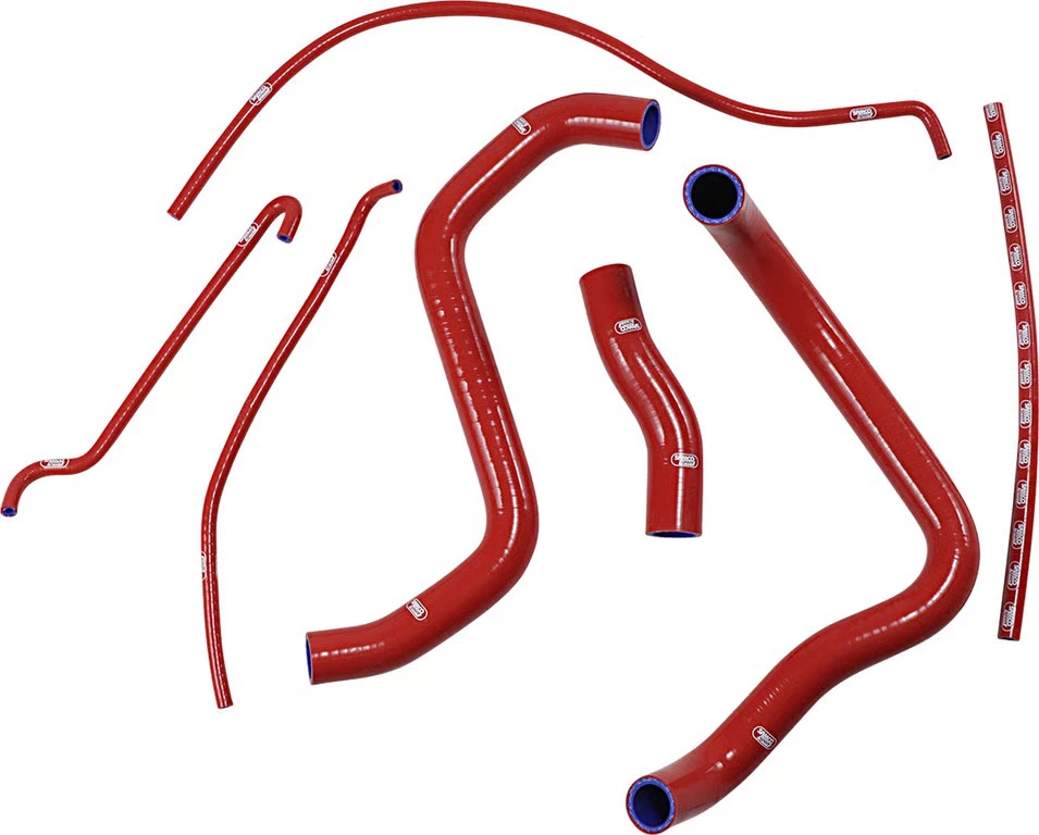 Kit de manguera de radiador Samco Sport - rojo motocicleta bicicleta de calle moto de tierra SUZ35-RD Foto 3 de 4
