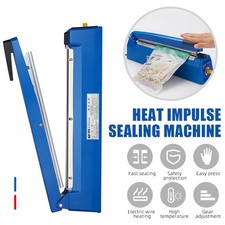 Impulse Heat Sealer Fast Packing Machine Plastic Bag Film Food Sealing Packaging