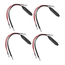 Motorcycle Resistor, 12V 10W Turn Signal LED Load Resistor Flash Blinker 4 PCS
