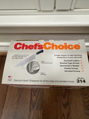 Chefs Choice Model 314 Diamond Hone Electric 2-Stage Knife Sharpener