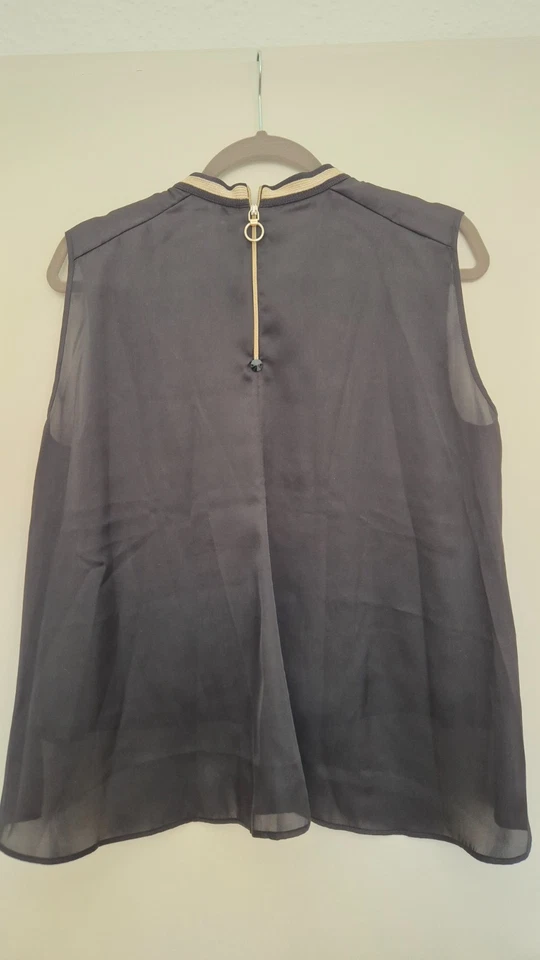 HIGH Tech Bluse Neu! schwarz Gr.40 NP 250,00 € Italy - Bild 2 von 4