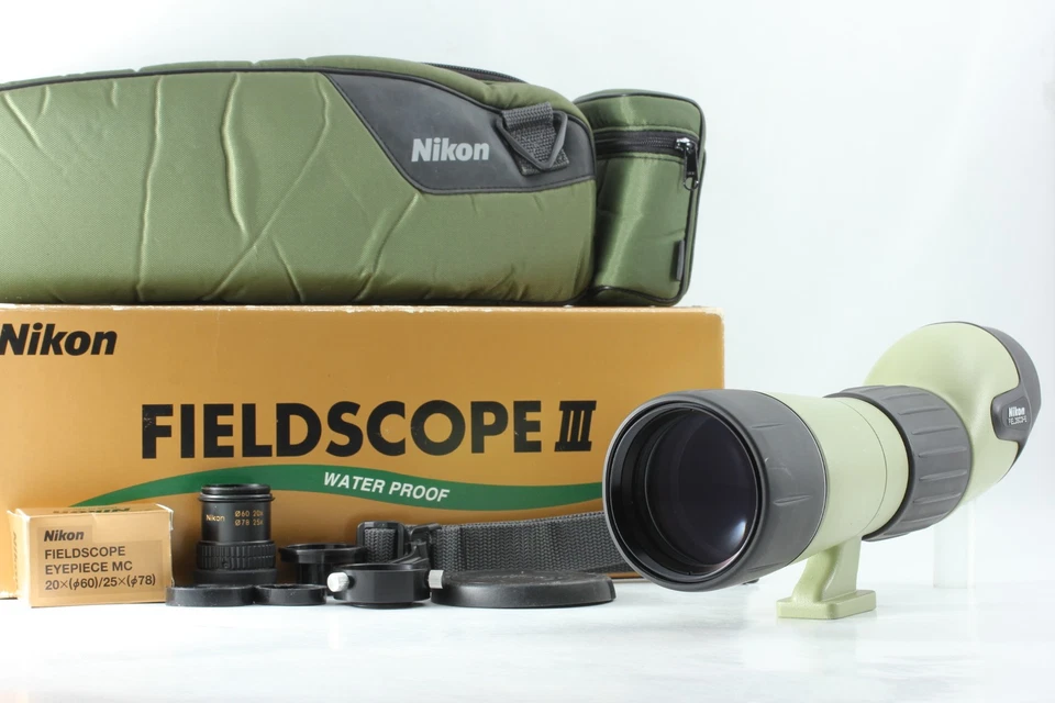 [ Exc+5 mit Tasche] Nikon Fieldscope III Field Scope D60 Okular 20x aus Japan