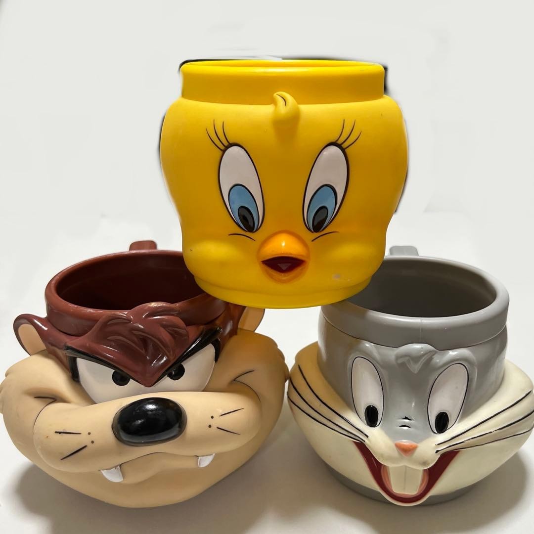 Looney Tunes Face Mug Set of 3