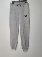 True Religion Girl  s Logo Sweatpants size L Grey TEENS