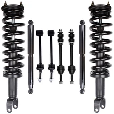 8pcs For 2006 07 2008 Dodge Ram 1500 4WD 5-Lug Front Struts Rear Shocks Sway Bar