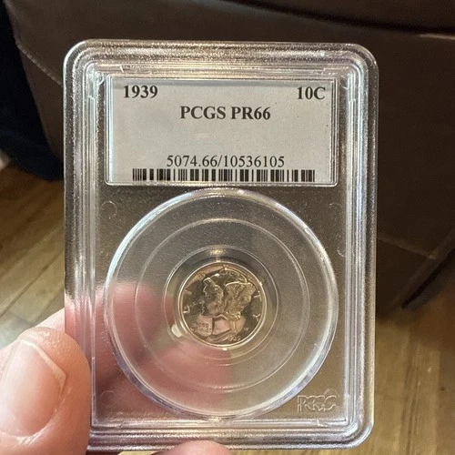 1939 Proof Winged Liberty Mercury Head Dime 10c  - PCGS PR66 - Philadelphia