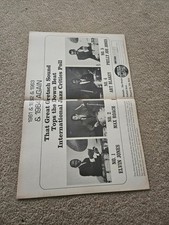 TBOOK45 MAGAZINWERBUNG 16X11" TOLLER GRETSCH SOUND TOPS DOWN BEAT POLL