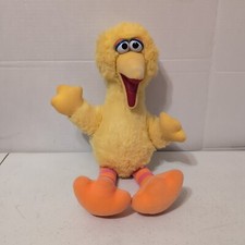 Vintage Big Bird Plush 13" Playskool Sesame Street 1986 70205 Hasbro Muppets