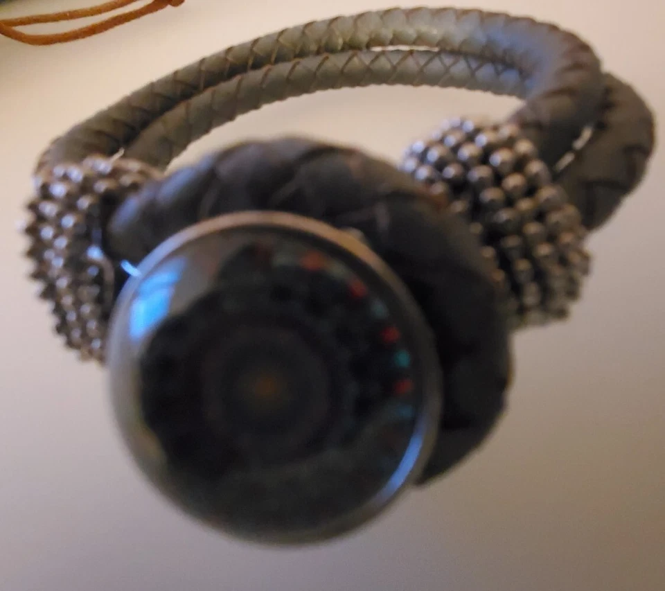 Lucky Brand Lg Multi Color Round Stone Male - UNISEX 2 Bands Bracelet - Image 3 of 3