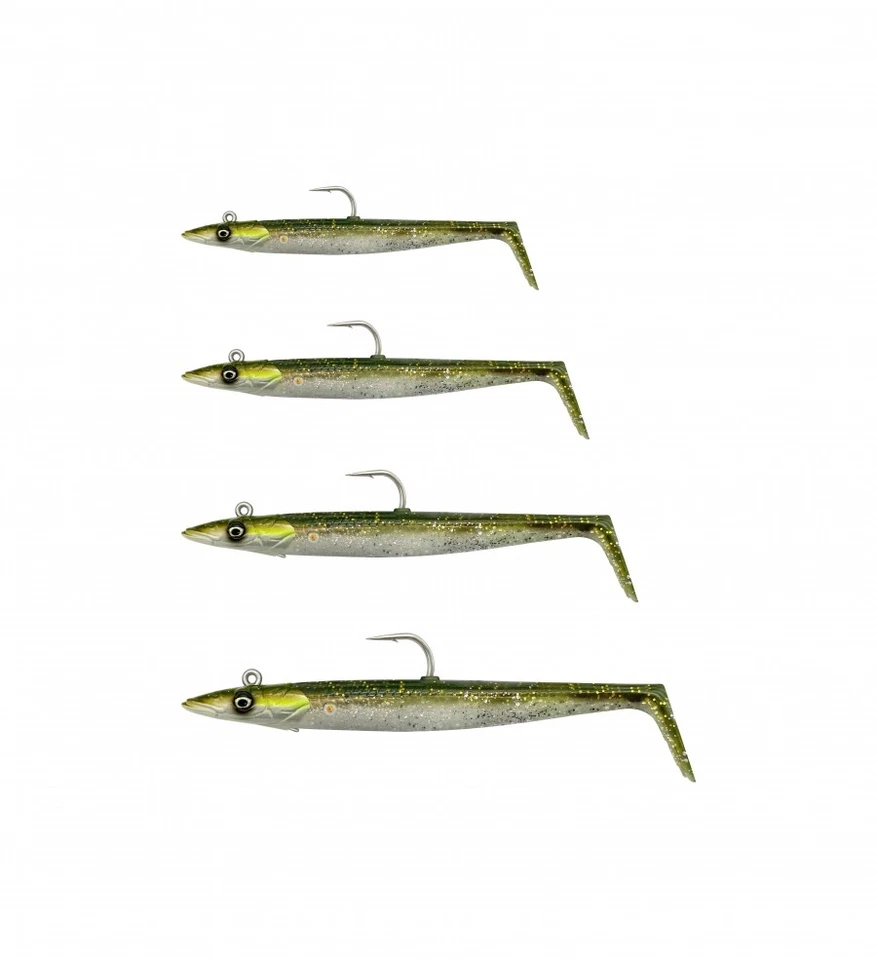 SAVAGE GEAR Sandeel V2 22g - 86g Sandaal Köder Dorschköder Gummifisch Hechtköder - Bild 2 von 2