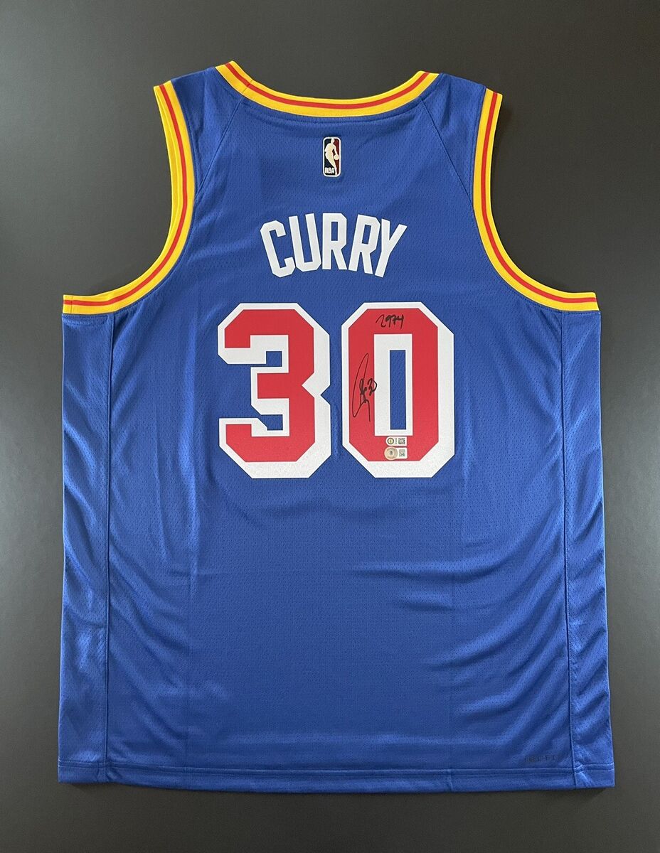 Stephen Curry Signed Warriors Year Zero Nike Swingman Jersey Stephen Curry Signed Warriors Year Zero Nike Swingman Jersey