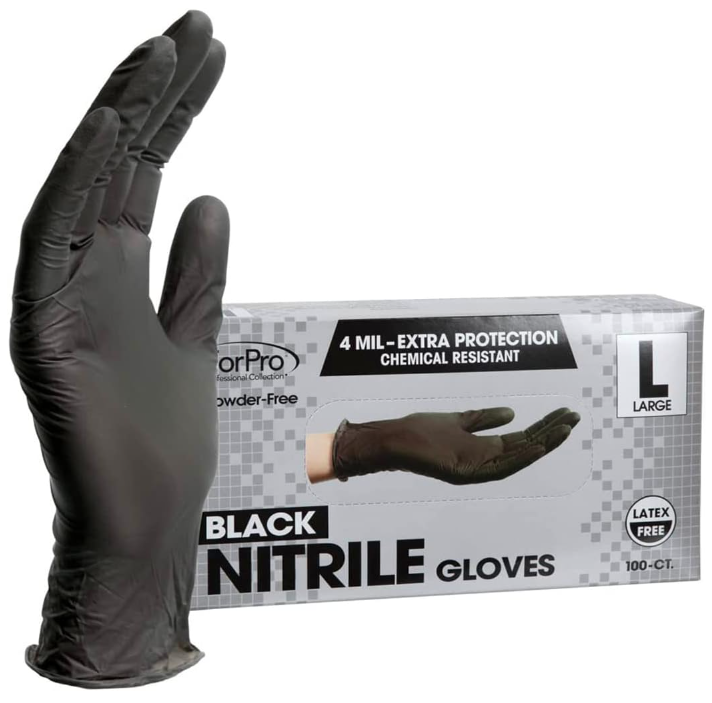 Gloves Nitrile Disposable Free Powder Latex Exam Mil Blue Medical Powder-Free-image