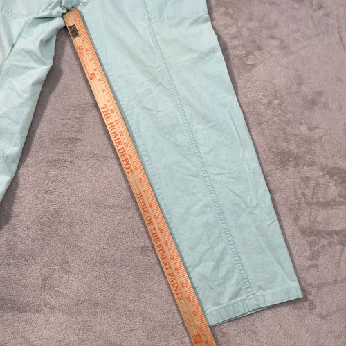 Vintage Ocean Pacific Pants Kids Size 11 Light Blue Green Pull On Stretchy Waist - Picture 9 of 15