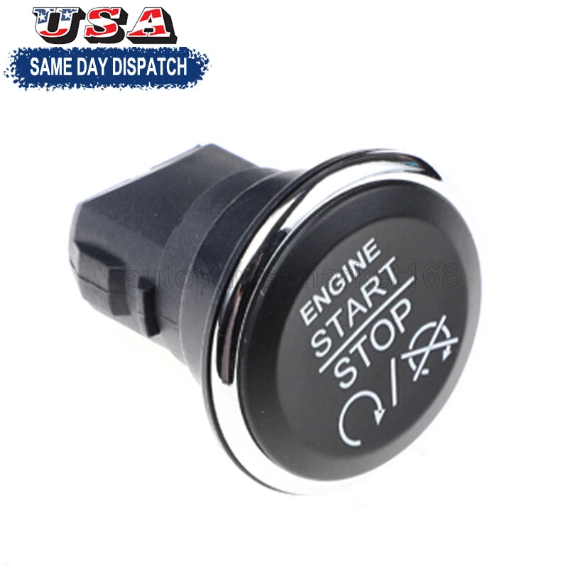 Interruptor de botón de parada de arranque del motor 33370101 1FU931X9AC para Dodge Challenger 2008-14 Foto 3 de 4