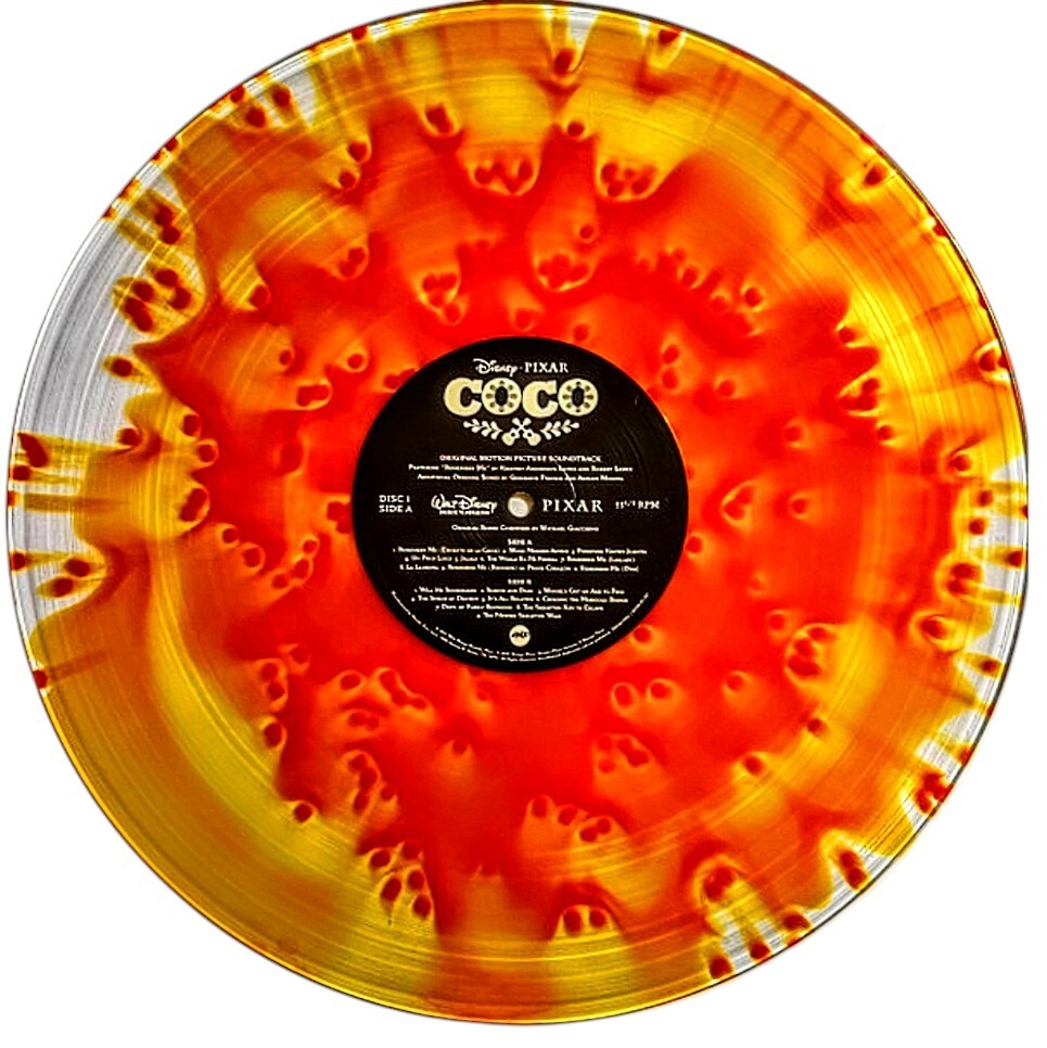 COCO Soundtrack 2LP CLOUDY ORANGE Vinyl Mondo Disney