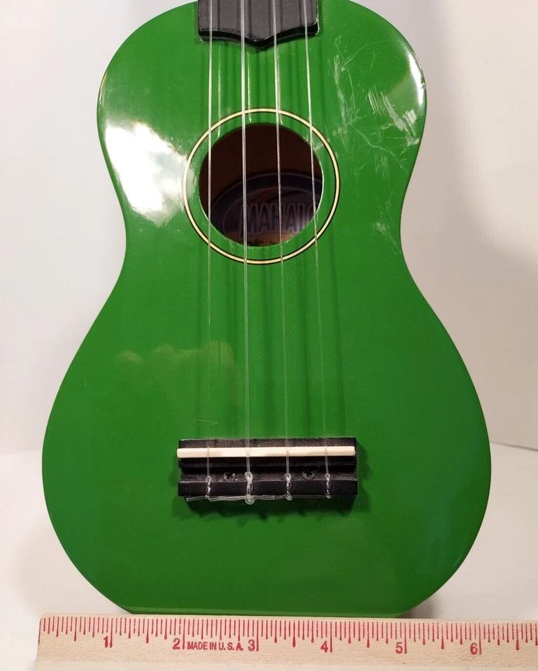 Mahalo Rainbow Series MR1 Soprano Ukulele Green - Image 3 of 4