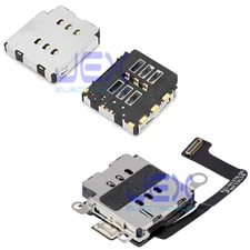 Dual SIM Card Tray Reader Holder Slot Flex Module For iPhone 15 Plus Pro Max