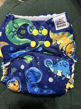 Mama Koala Blue Dinos In Space Diaper