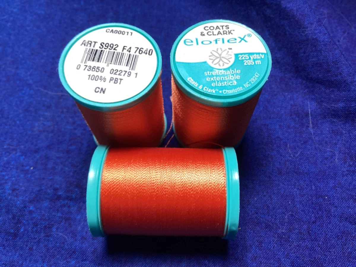 Lot De 20 Cônes De Fil Coats & Clark – Polyester Argenté D75, 1100 Yards