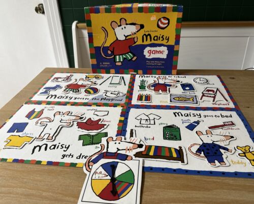 1994 Lucy Cousins Maisy Mouse Matching Game - No Reading Required - Inomplete - Picture 1 of 6