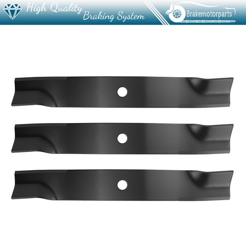3 Deck Blades For John Deere Cut M128485 M133381 TCU15881 777 797 737