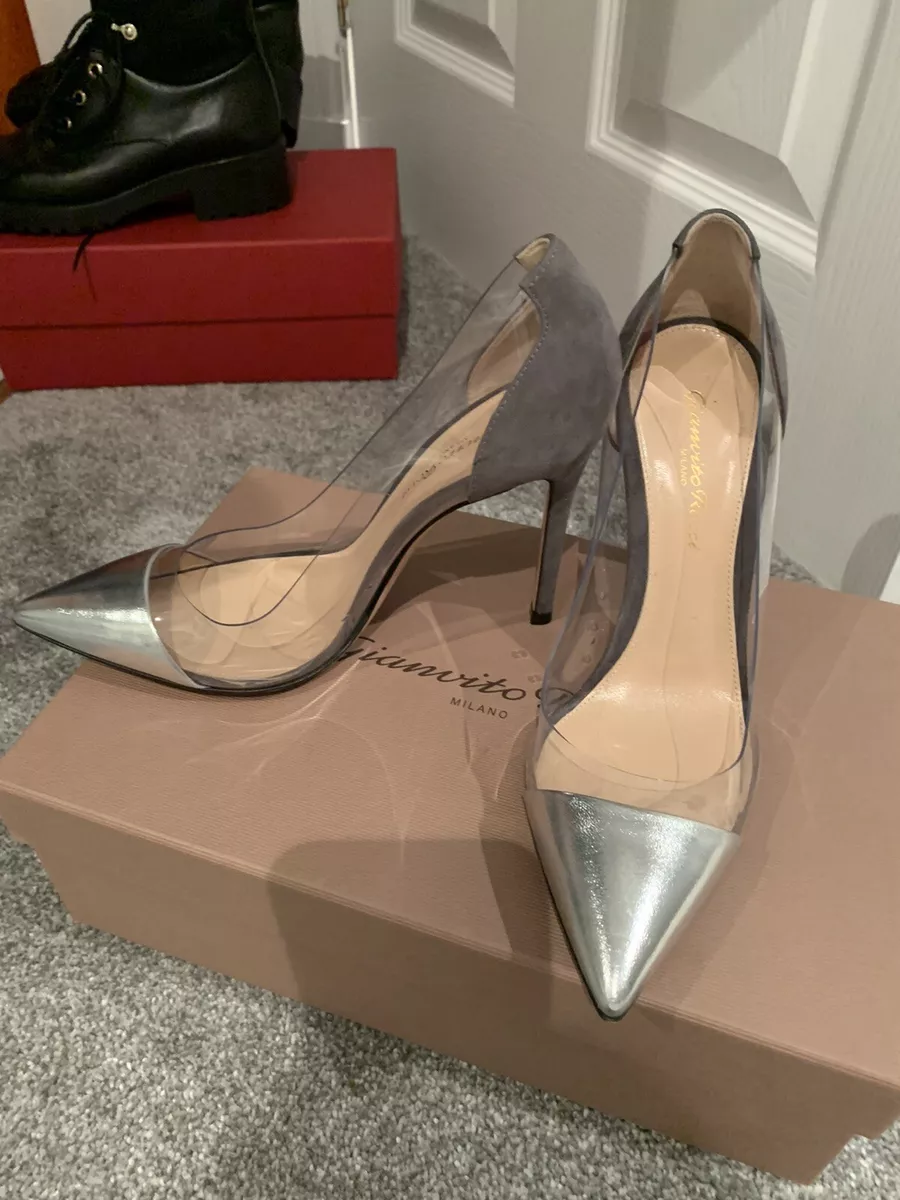 Gianvito rossi perspex heels sale