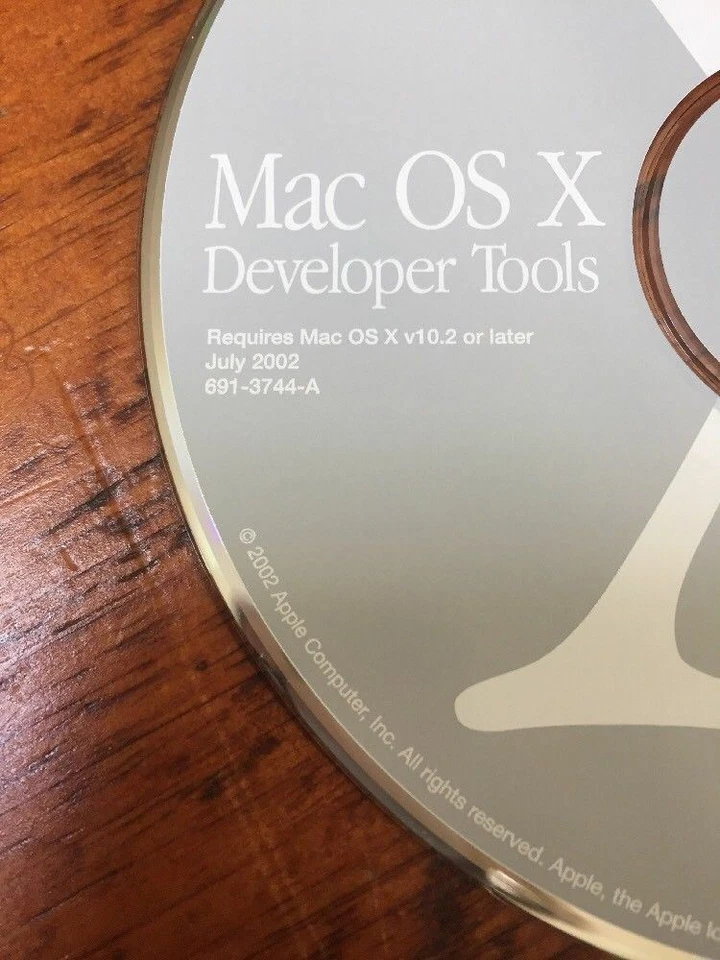 Macintosh Mac OS X 10 Jaguar v10.2 Developer Tools Software CD Disc 2002 - Image 3 of 3
