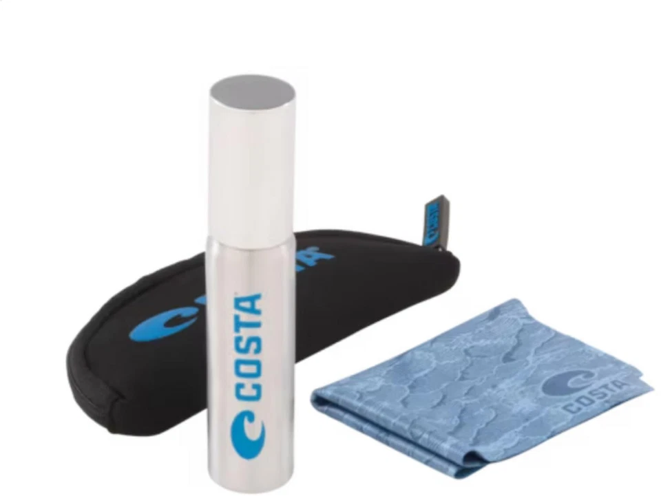 COSTA DEL MAR Costa Blue Eyewear Cleaning Kit Anti-Reflective Cleaner Microfiber Cloth