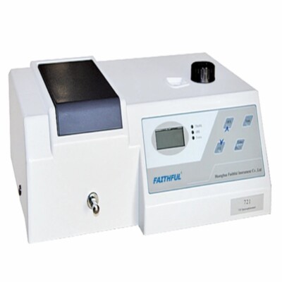Visible Spectrophotometer 722 Desktop Digital Lab UV Spectrometer
