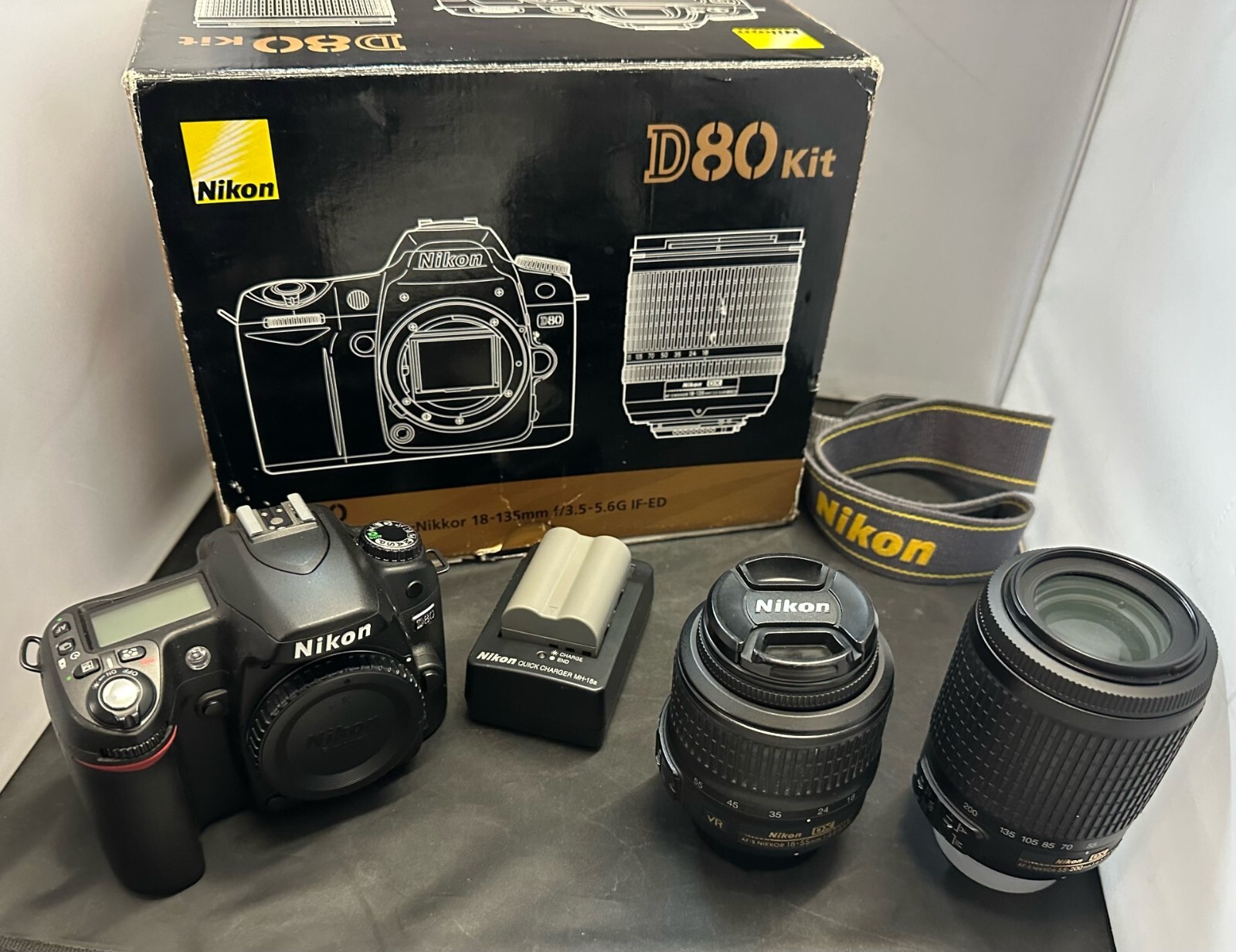 Nikon D80 DSLR Camera & Lenses Bundle FREE DELIVERY!!! eBay