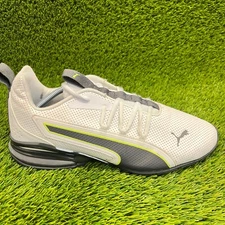 Puma Axelion NXT Carbon FS Mens Size 12 White Black Gray Running Shoes Sneakers