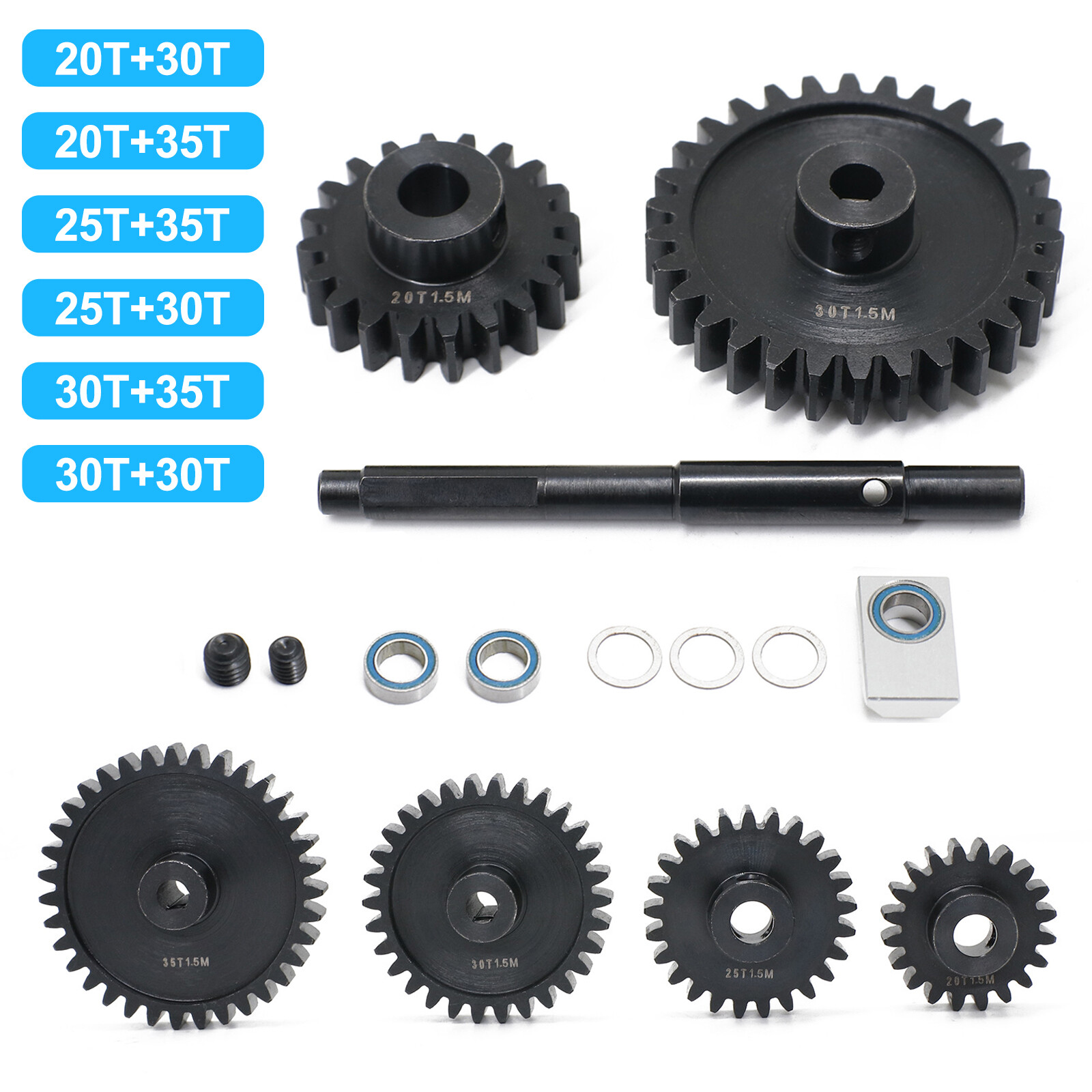 1.5Mod 20T/25T/30T/35T Pinion/Spur Gear for Traxxas 1/5 XRT XMAXX eBay