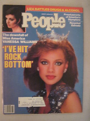 People Magazine August 1984. Vanessa Williams! Liza Mennilli! Loretta Lynn!