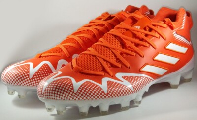 Adidas Men's SZ 14 Football Cleats H03637 Freak 22 Team Orange & White NEW