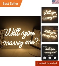 Romantic LED 'Will You Marry Me ' Neon Wall Sign for Proposal Celebrations
