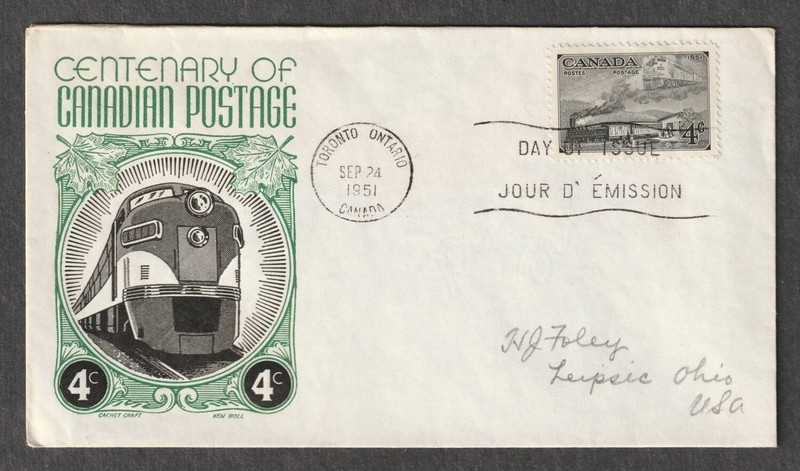 Canada #311 FDC w/cachet